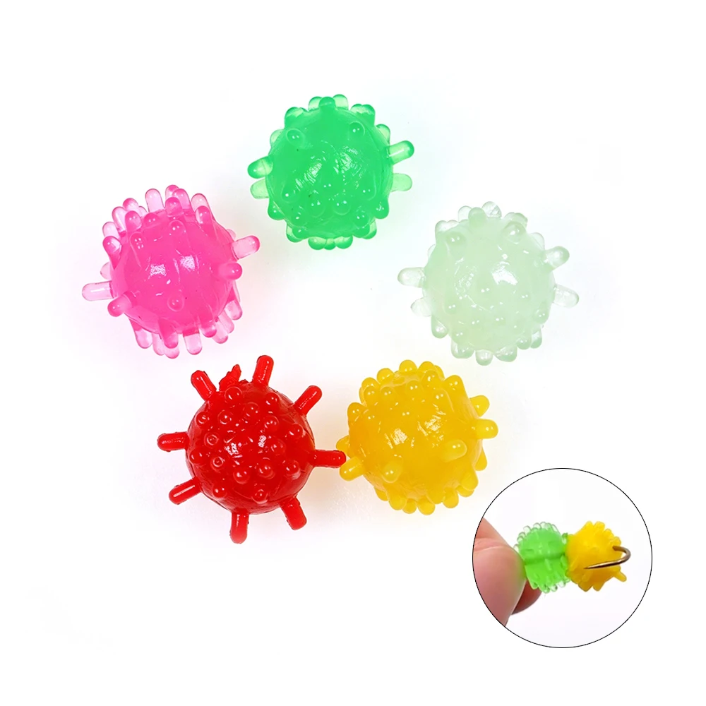 20PCS 10mm Carp Pop Up Fishing Floating Boilies Bait Soft Elastic Corn Flavour Lures Bottom Rig Material Saltwater Freshwater