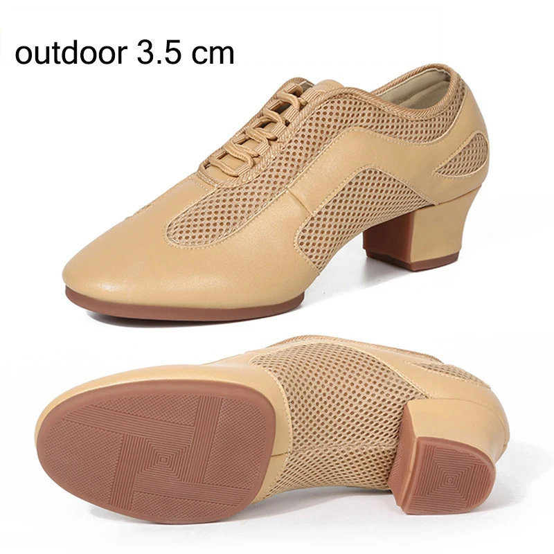 Jazz Dance Shoes Women Sneakers Balleoom Dance Shoes Ladies 3.5/5cm Heels Indoor/Outdoor Professional Dancing Shoes Woman