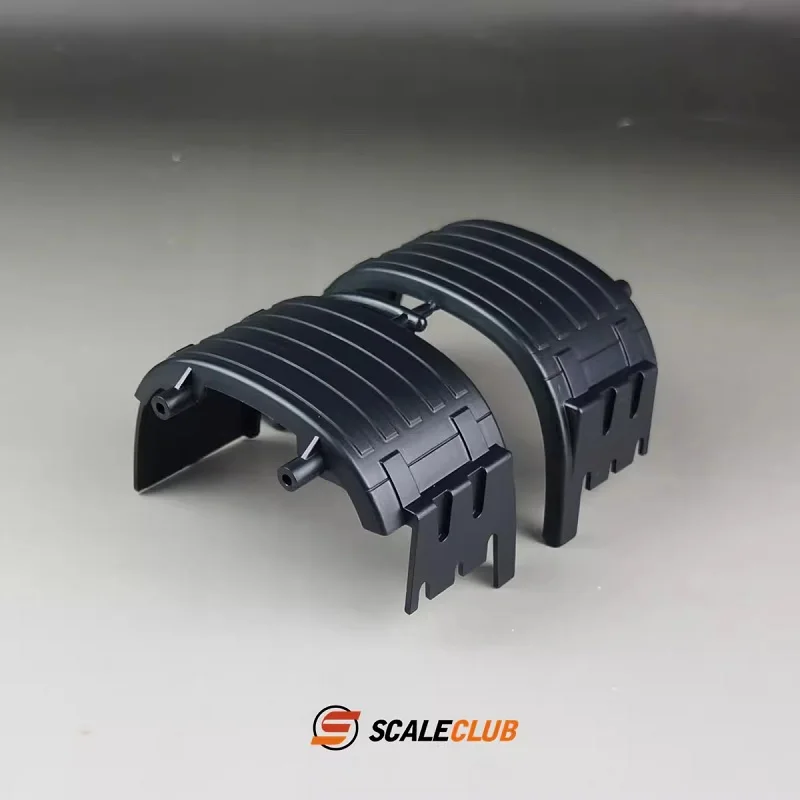 Scaleclub 1/14 modèle de camion de garde-boue universel à axe unique pour Tamiya Lesu pour Scania Man pièces de voiture remorque de camion Rc