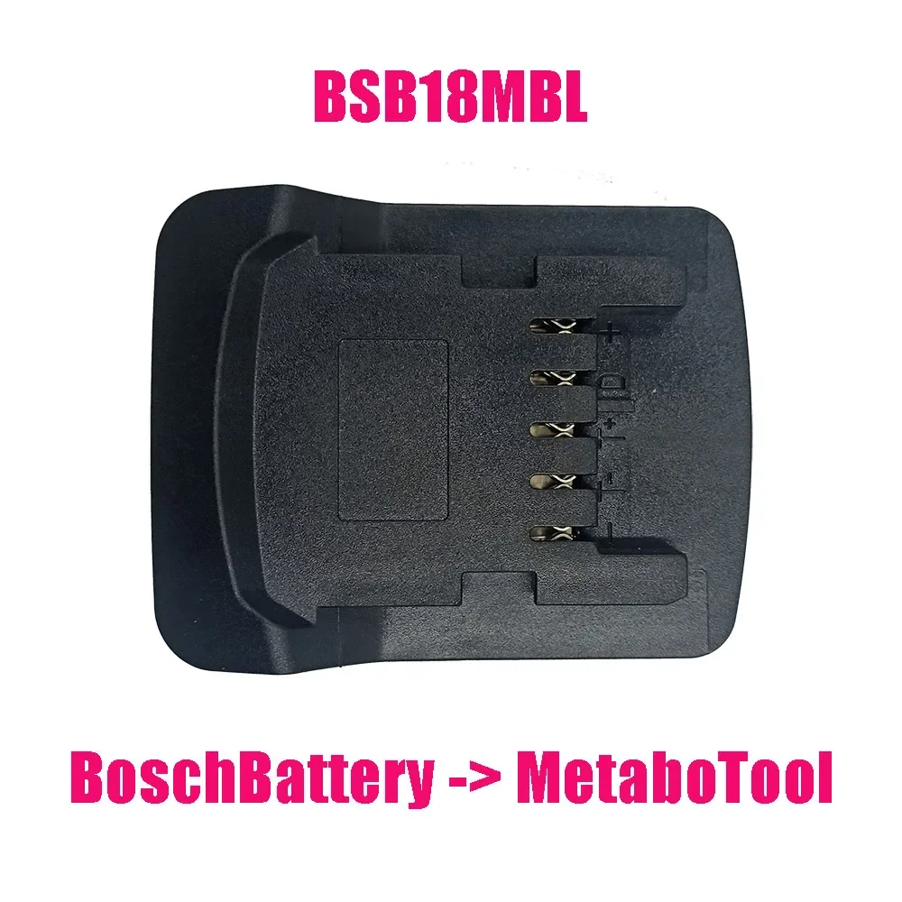 dawupine BSB18MBL Adapter Converter Can use Bosch 18V Li-ion Battery on Metabo 18V Lithium Tool