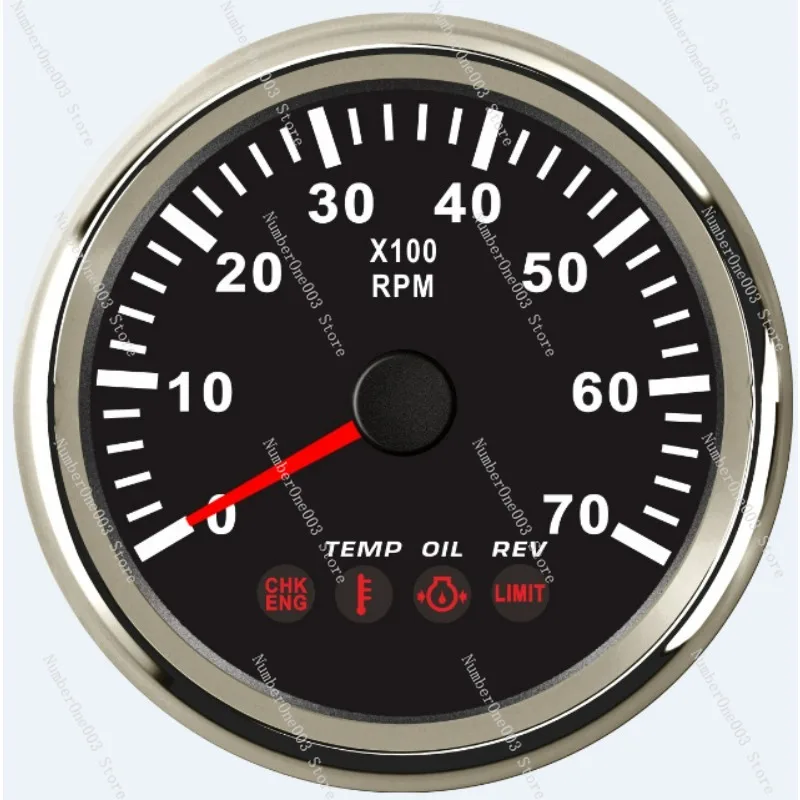 7000 RPM Engine Tachometer With Oil Temperature Pressure Gauge Engine Failure Alarm Monitoring Meter