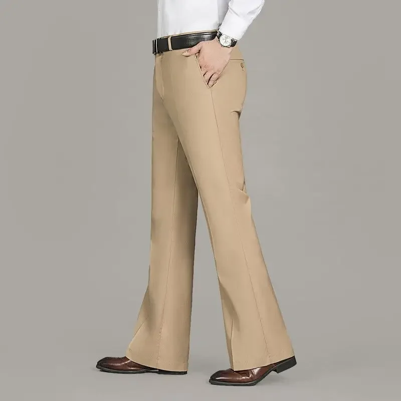 Trousers for Men Business Social Tailoring Khaki Plus Big Size Man Suits Pants Formal Slacks Cheap Korean Reviews Many Stylish