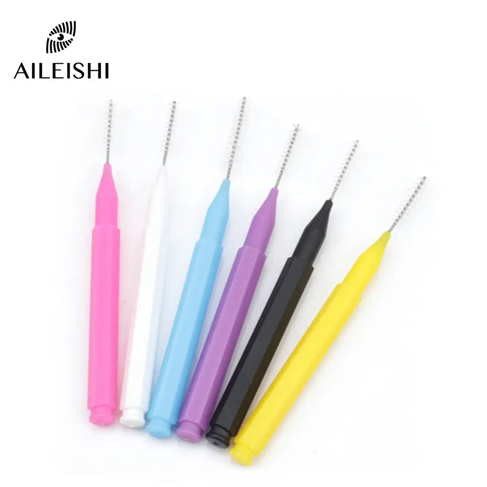 10/20/50Pcs Mini Eyebrow Brush Brow Perm Brush Disposable Brow Lifting Brushes Bendable Micro Eyelash Brush Applicators Tools