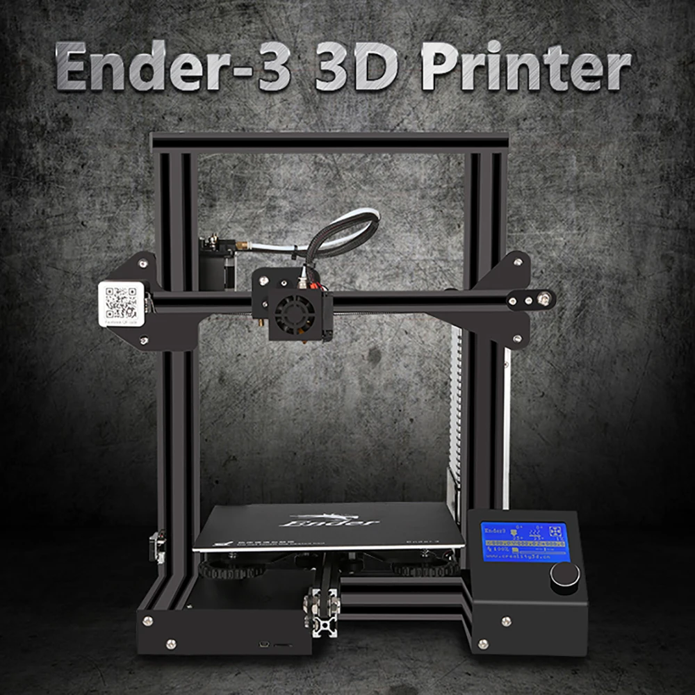 

Ender-3 3D Printer Easy and Qucik Assembly Advanced Technology Safety Protection Power Supply