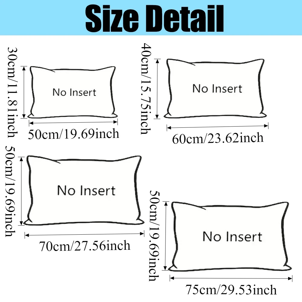 Thickened Pillowcase Covers Waffle Pattern Soft Autumn Pillow Pad Machine Washable for Dorm Home Bedroom Use Smooth Fabric 베개커버