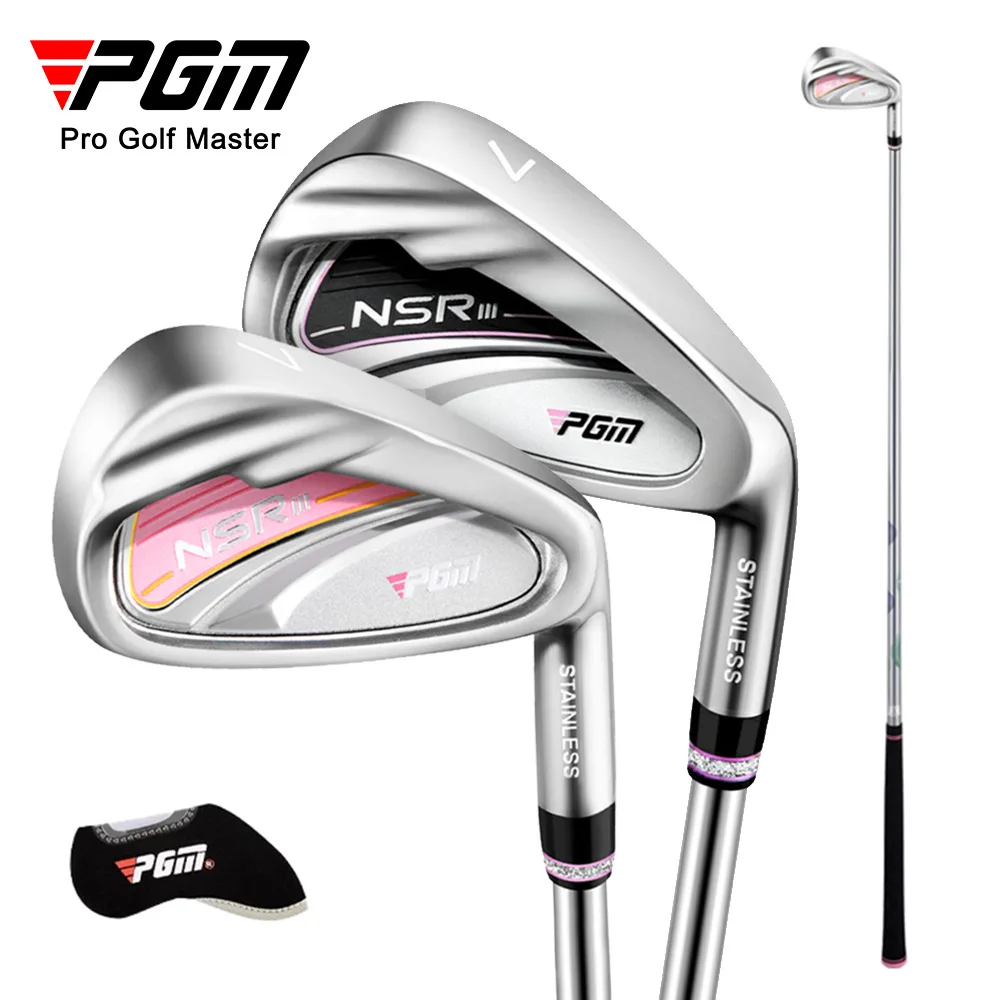PGM Ladies #7 Golf Single Iron Stainless Steel Head Women Golf Club ForBeginner PracticeOn-Course Competition Training Equipment