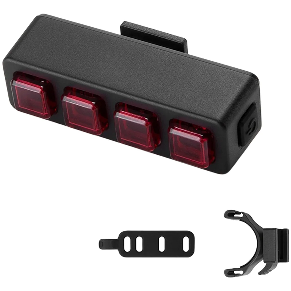 For Mountain Biking Bicycle Rear Light For Extended Cycling Adventures 6 Modes Bike Tail Light Automatic Brake Sensing
