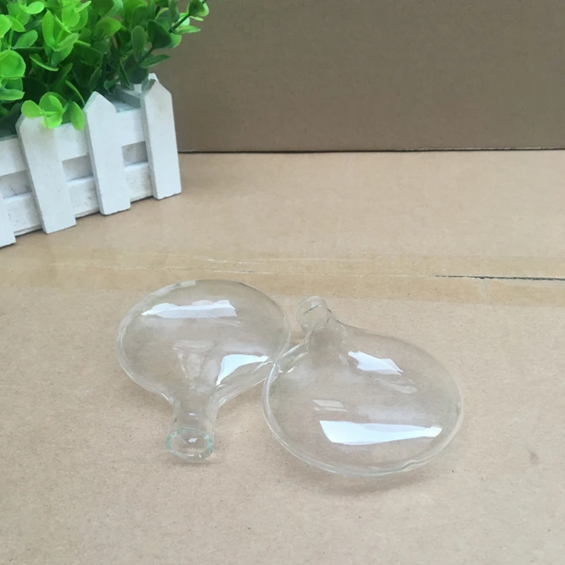 G4 Flat Glass Shade Replacement 1cm Opening Hole Frost Clear Amber Grey Glass Lampshade Cover for firefly Lighting