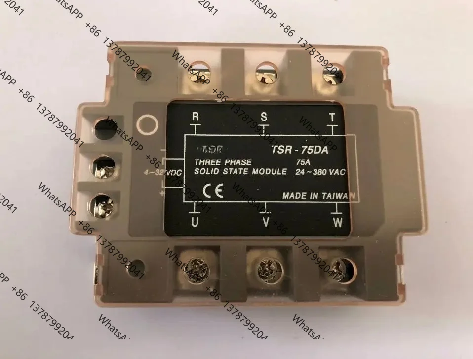 TSR‑75DA Three‑Phase AC Solid State Relay 25‑100A DC4‑32V Input AC24‑380V Load