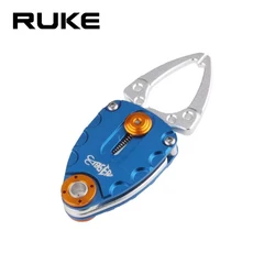 RUKE Nieuwe Aluminium Vissen Grip Vis Lip Grip Grijper Grabber Grips 40.8g Visgerei Tool Draagbare Compact