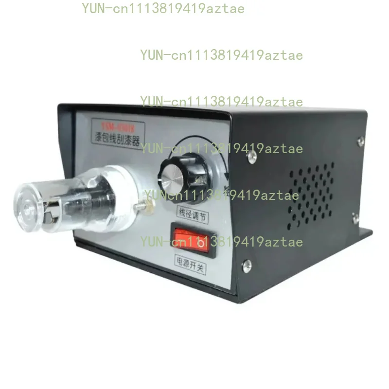 YSM-03018 Desktop pedal enameled wire scraping machine, paint stripping machine, scraping diameter: 0.3-1