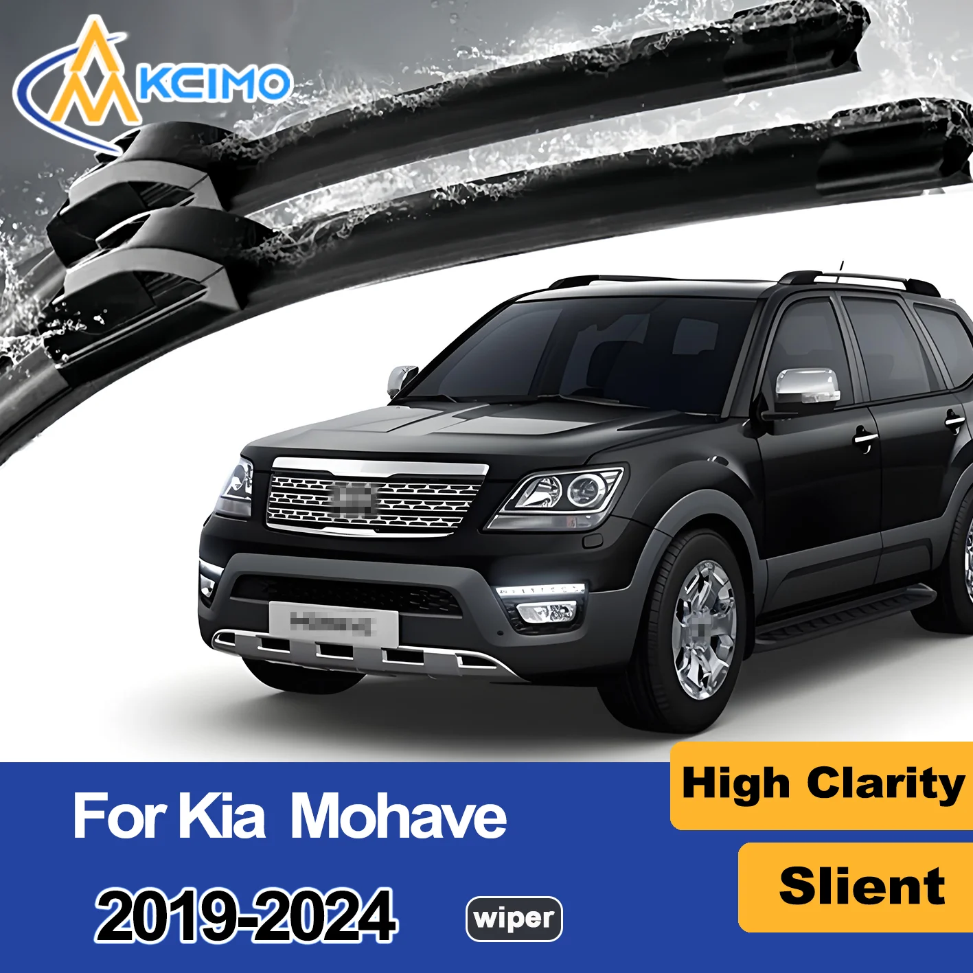 

KCIMO 2PCS New Front Windshield Wiper Blade for Kia Mohave HM2 2019-2024 Front Windshield Auto Wipers Blade Accessories 2024