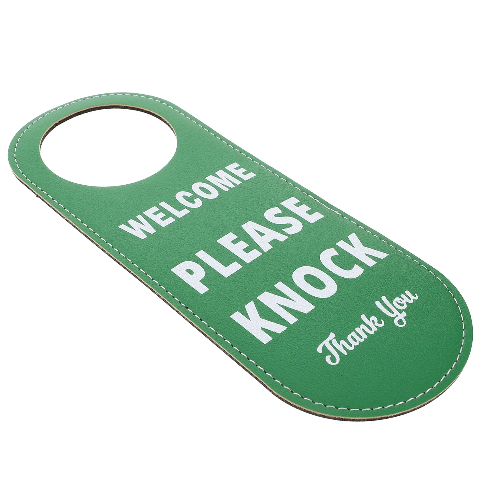 

Do Not Disturb Door Sign Pu Material Double Sided Hanger Bedroom Office Decor Knock Circular Opening Fits All Knobs