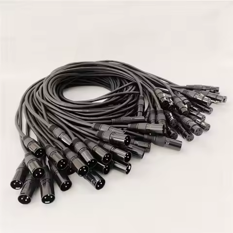3 Pin Dmx512 XLR Connector DMX Cable Stage Lighting Dj Equipment 3-Pin Signal extension hand in hand cable for moving head light