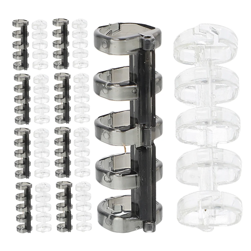 20pcs Binder Rings Plastic Wire Supplies Classroom Essentials Teachers Album Craft Project ganization