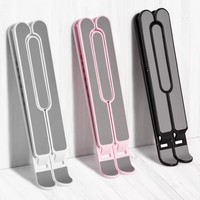 Portable Laptop Stand Foldable Support Base Notebook Stand For Macbook Pro Lapdesk PC Computer Laptop Holder Cooling Pad Riser