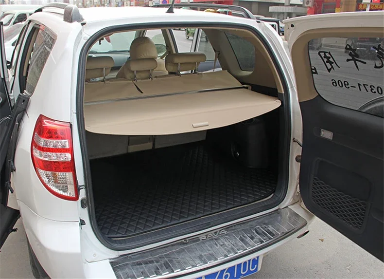 Rear Trunk Cargo Cover For Toyota RAV4 RAV-4 2006-2012 Shield Shade Curtain Partition Board Privacy Blinds Security Accessories