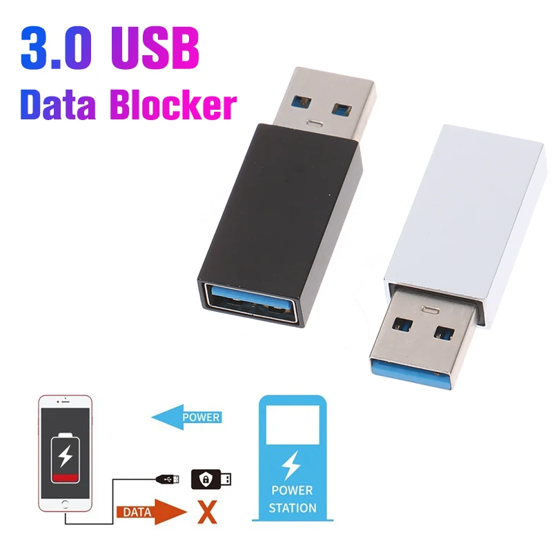 USB Data Blocker For Android For IOS Windows Blackberry System  Supports Charging Up To 12V/3A Protect Data Security Support