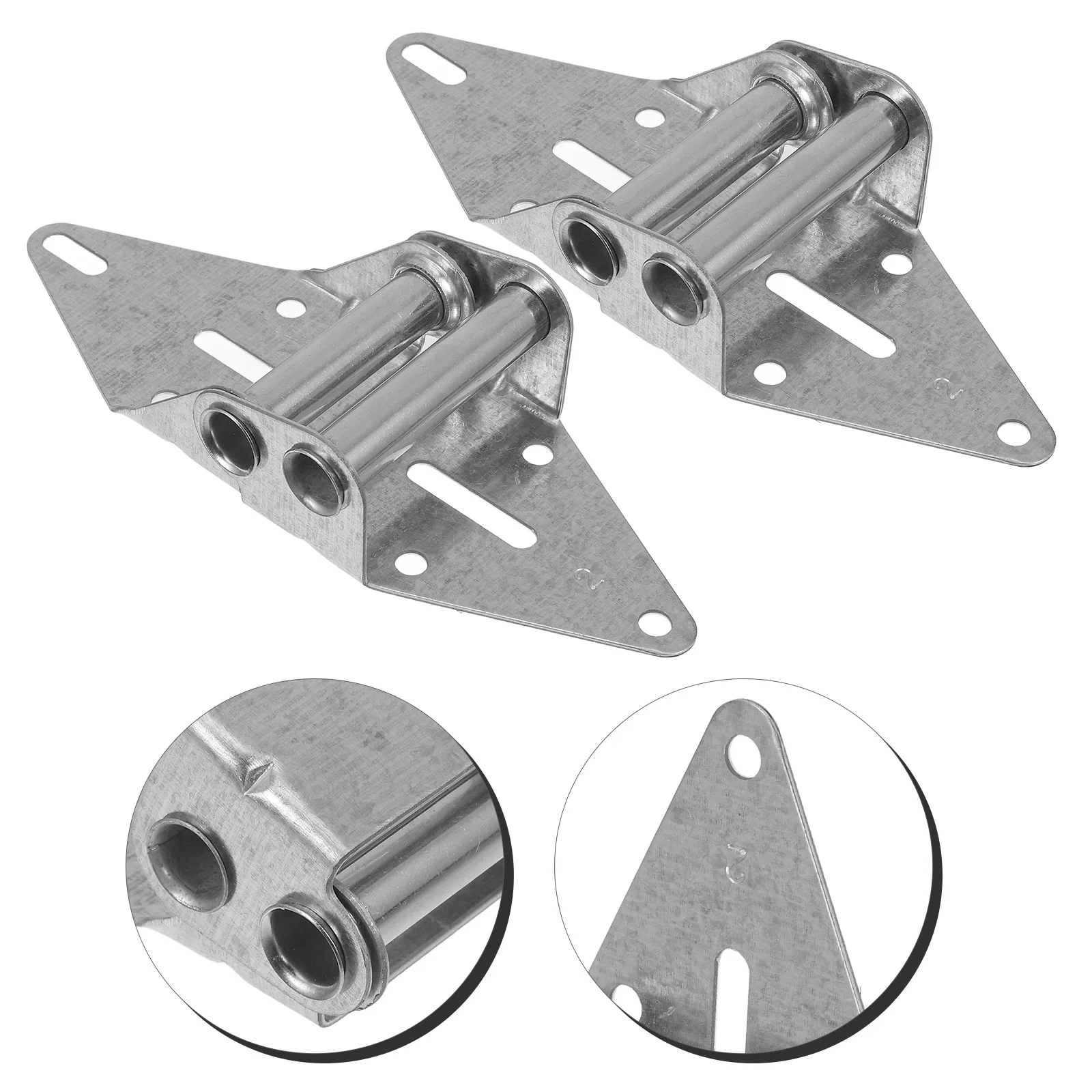 

2pcs Garage Door Hinge Self Closing Heavy Duty Hinges For Overhead Garage Doors Residential Commercial Use Spring Loaded Door