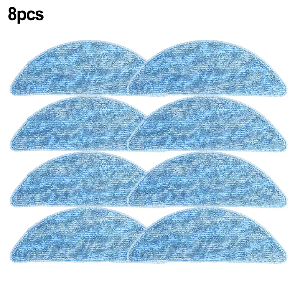 8PCS HEPA Filter For Vacuum Cleaner Reuseable Mop Cloth For Conga Eternal Max X-Treme Robot Vacuum Cleaner Mop Rag Cloth Wipe