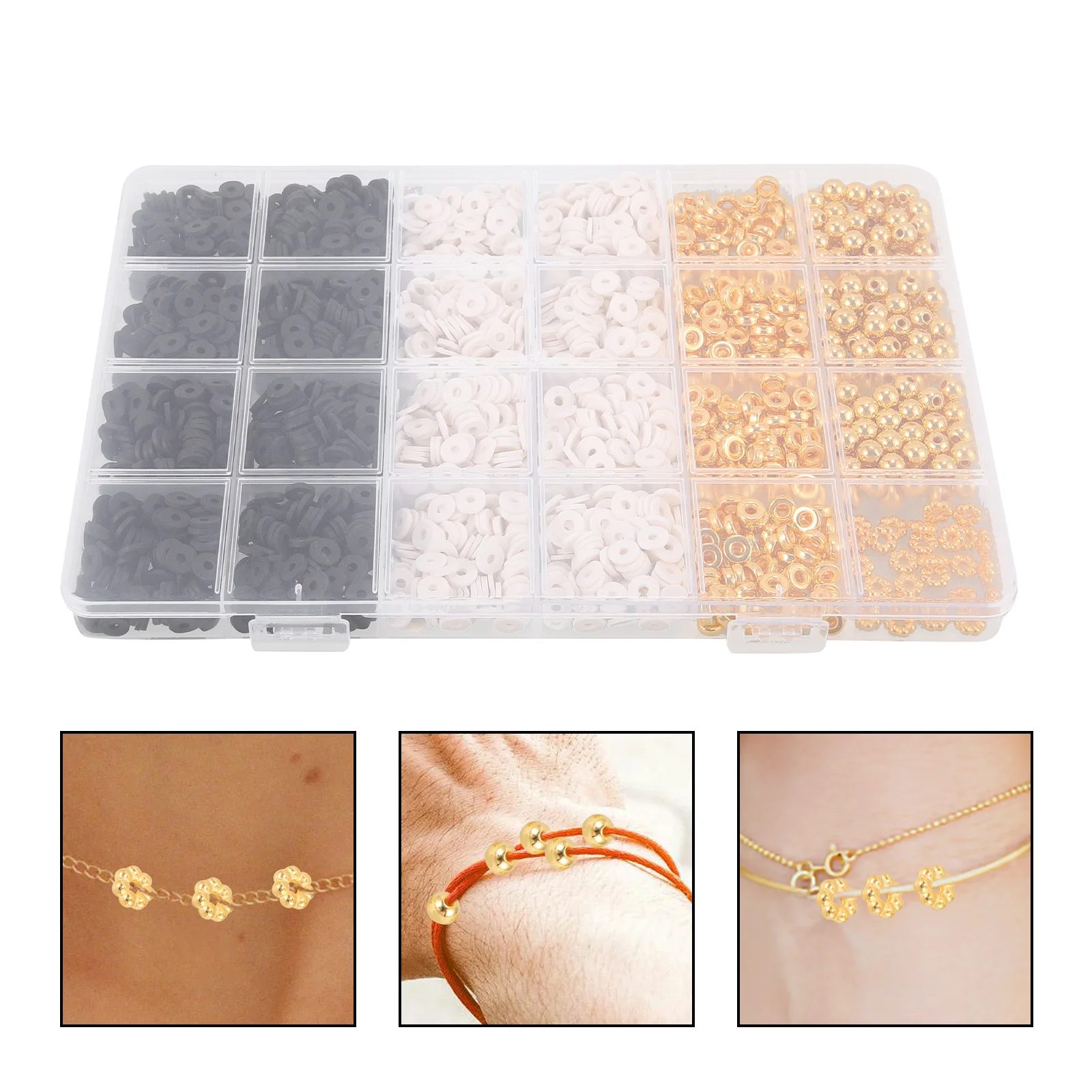 

Colorful Jewelry Making Beads Bracelet Necklace Earrings Craft Supplies DIY Beads Spacer Bead Jewelry Accessories