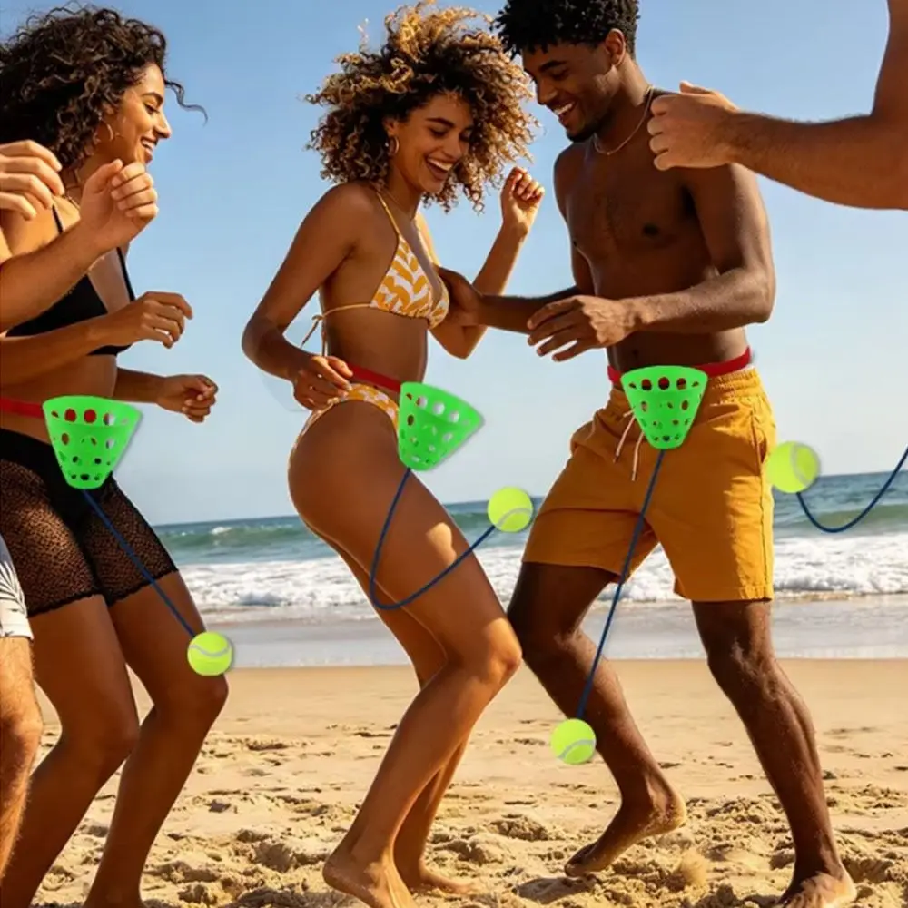 Interactive Catch Balls Swing Bucket Game Eye Waist Coordination Funny Game Swinging Ball Game Multiplayer Interactive