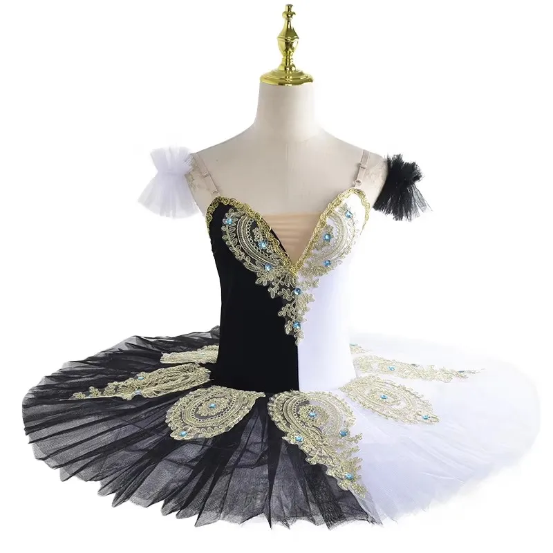 

Romantic Professional Ballet Tutu White Swan Lake girl and Women Party Dance Costumes Ballet Tutu white patchwork Dress