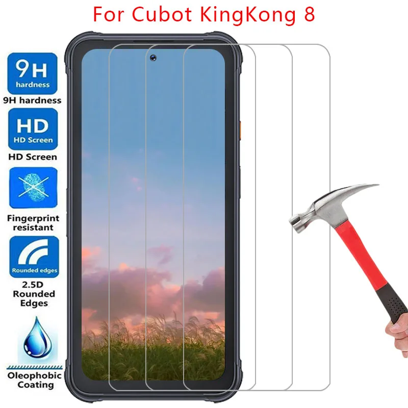Protector de pantalla para cubot kingkong 8, vidrio templado protector para king kong 8 kong8 kingkong8, película de vidrio para teléfono kingkon kinkong