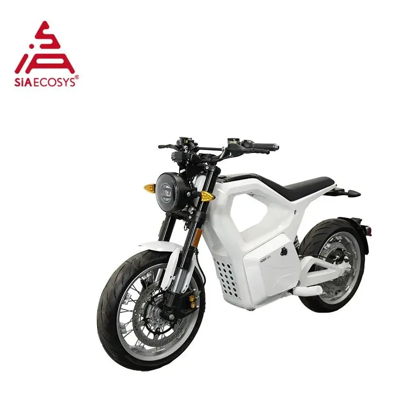 SiAECOSYS 72V 120KPH High Power Cast Aluminum Integrally Formed Frame MT Electric Motorcycle with 4Kwh Lithium-Ion Battery