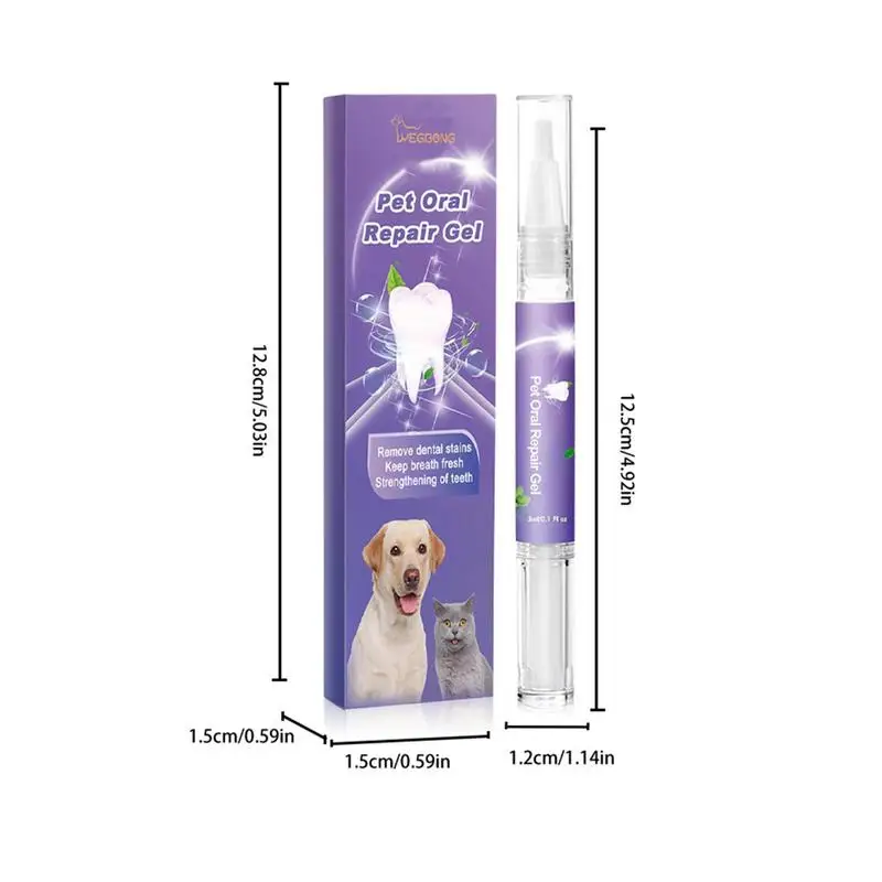 Dog Teeth Cleaning Gel Pet Tooth Paste Teeth Clean Deodorant Cats Oral Solution Puppy Breath Freshener Supplies Pet Accessories