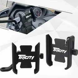 For YAMAHA Tricity 125 155 300 2025 2024 2023 2022 2021 2020 2019 Motorcycle Handlebar Mobile Phone Holder GPS Stand Bracket