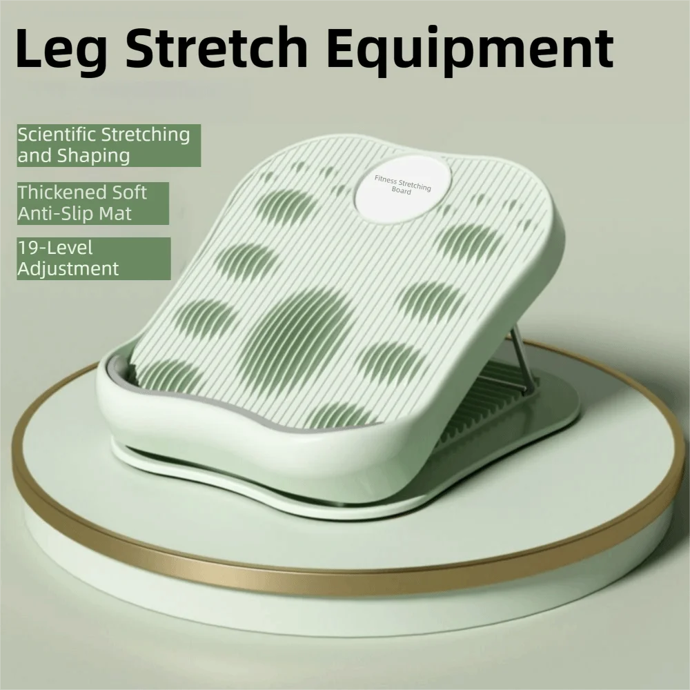 

Solid Color Stretch Board Adjustable Incline with Counter Calf Stretcher Non-Slip Surface Triangular Structure Leg Stretcher