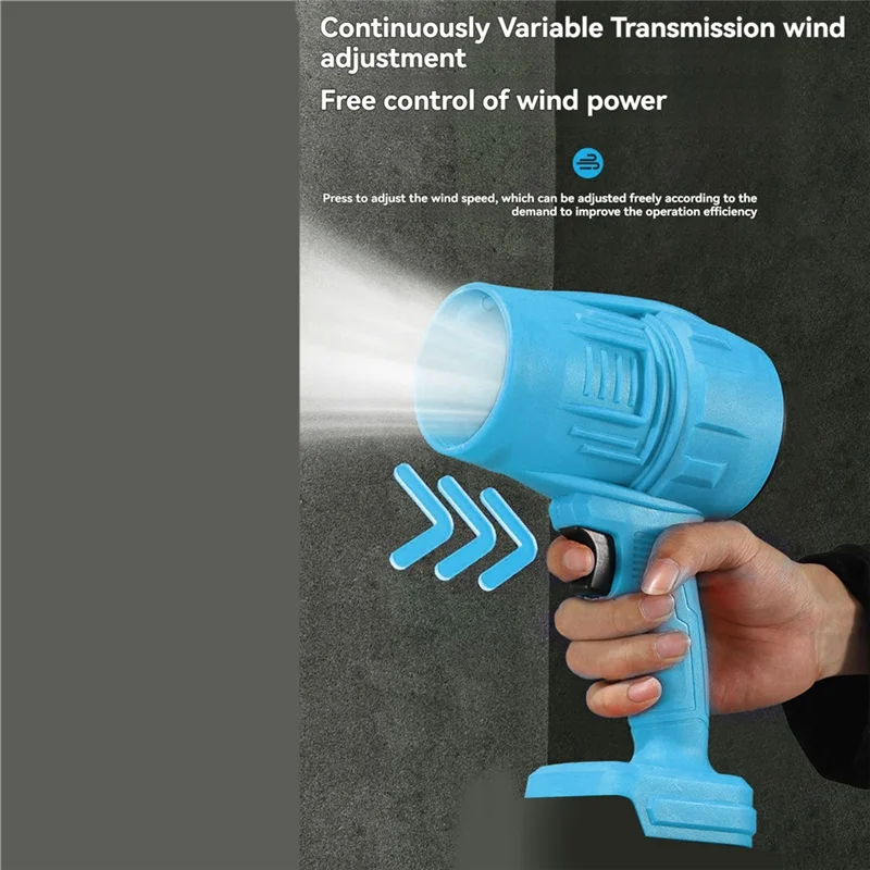 

Turbo Jet Blower Cordless Turbo Super Power Air Duster For Battery For Patio Cleaning & Car Drying US Plug