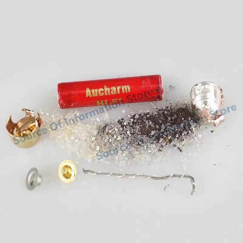 1PCS acoustic hifi audiophile grade monocrystalline sterling silver nano fuse fuse gold plated cap audio fuse 5x20mm 500mA/3.15A