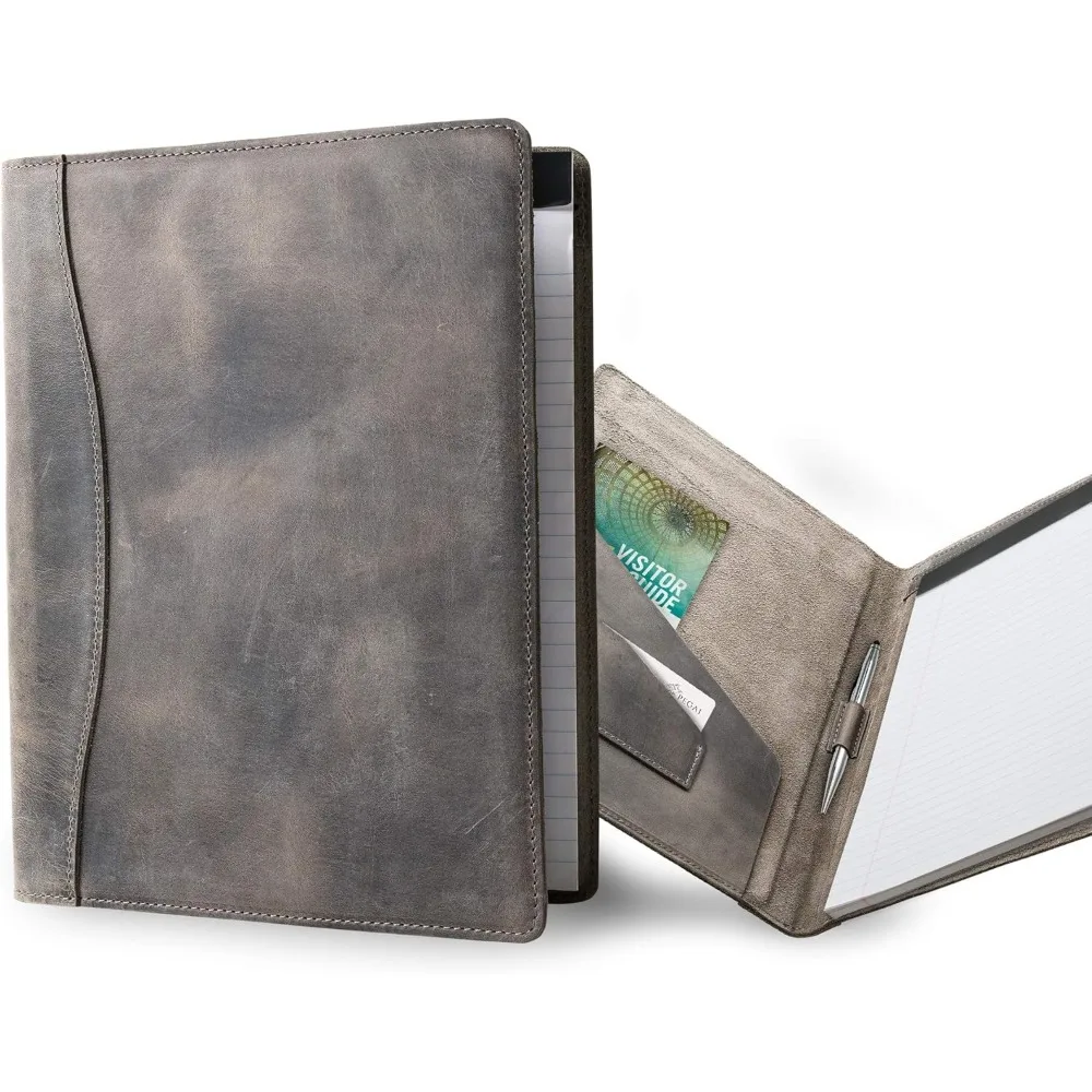 

Легальный органайзер Padfolio для интервью: персонализированный кожаный держатель для документов с карманом для визитных карточек