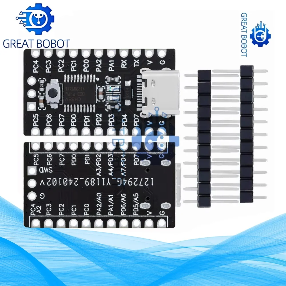 CH32V003 RISC-V MCU Development Board CH32V003F4P6 Highly Integrated Minimum System Core Module