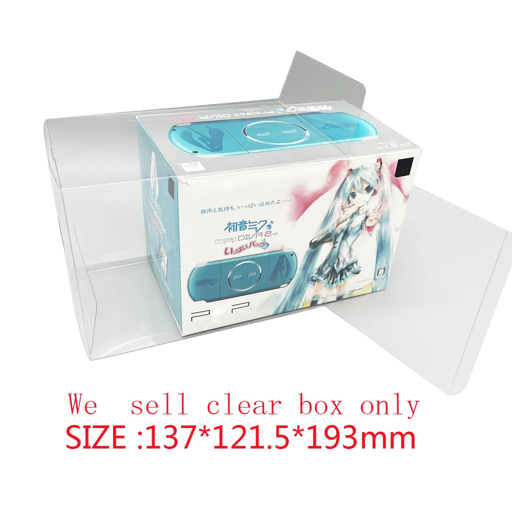 Transparent PET storage box for PSP 3000 Hatsune Miku - Project Diva - Dreamy Theater 2nd Japan Limited Edition game box