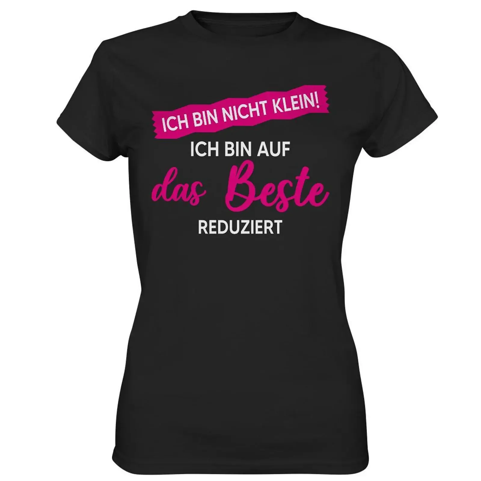 Women's Funny I'm Not Small Reduced to The Best Saying T Shirt Casual Statement Idea vintage Washed Stretched Versatile Unisex