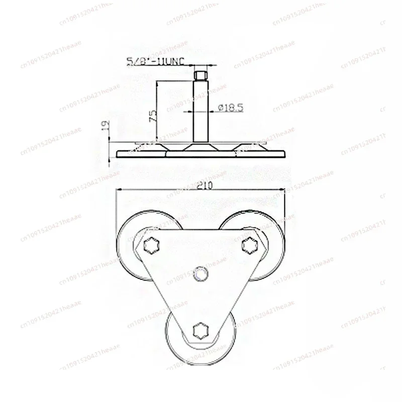 Suitable for combination strong magnetic suction cup base MF90D3