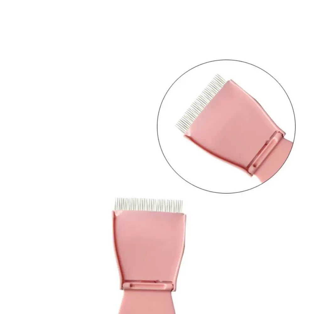Krullende opvouwbare wimperborstelkam Duurzaam draagbaar cosmetisch gereedschap Roestvrij staal Waterdicht verzorgingsborstelgereedschap Dames
