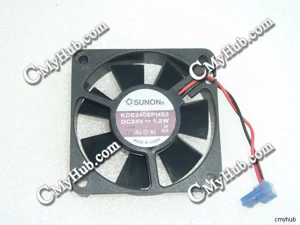 สำหรับ Sunon KDE2406PHS3 DC24V 1.2W 6015 6cm 60mm 60X60X15MM 2PIN KDE2406PHS3พัดลมทำความเย็น