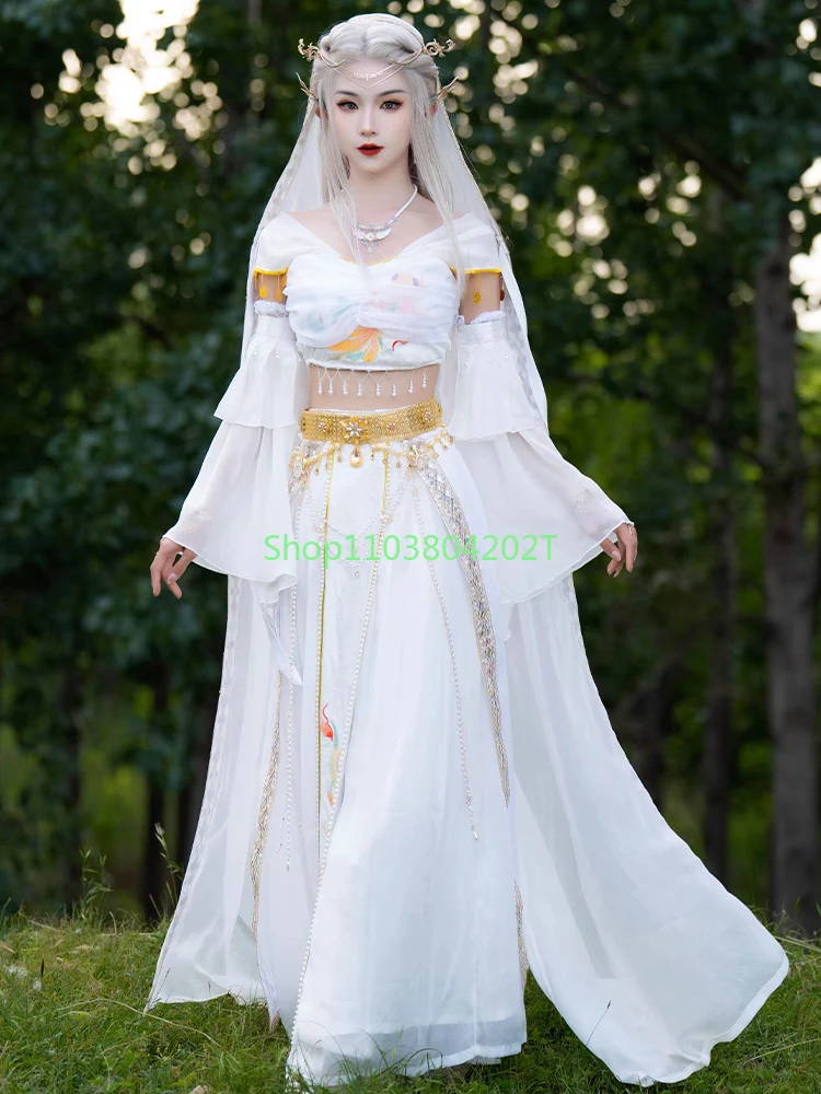 Dunhuang Style Women's Han Chinese Clothing Western Goddess Exotic Style Kweichow Moutai Princess Cloak Han Elements Improved