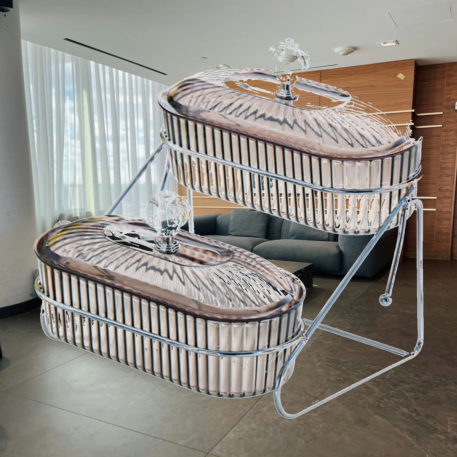 Multiple Fruit Tray Tired to Serve with Household Frame Multiple Decorative Fruits of Fruit Tray