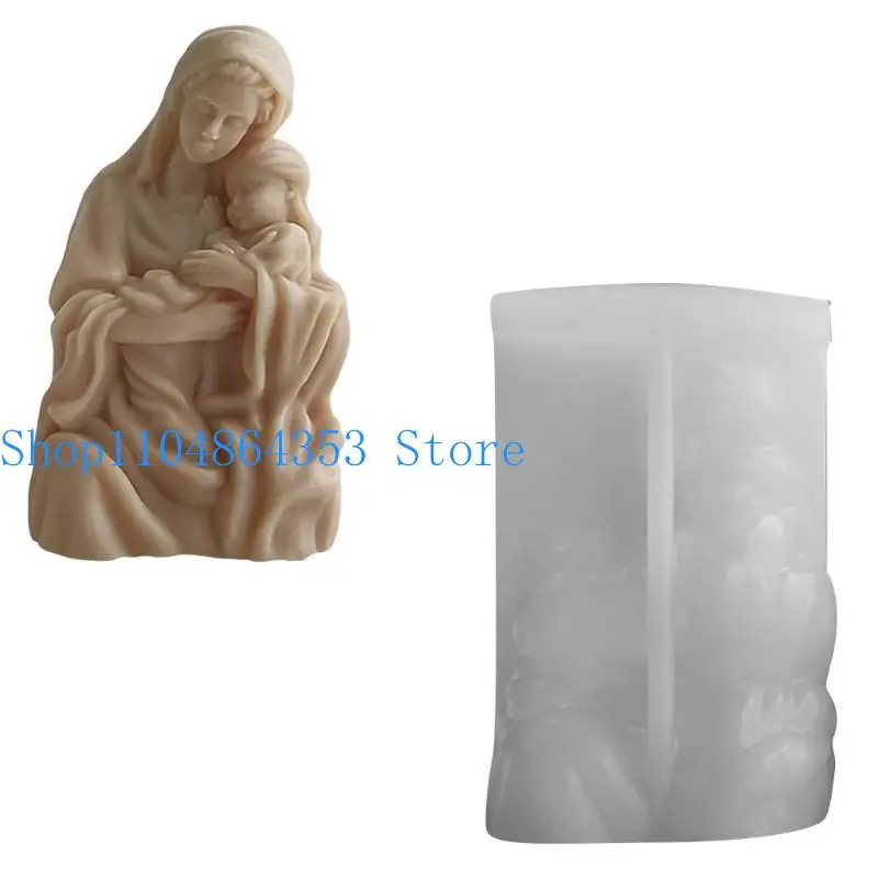 652F เด็กที่มีความยืดหยุ่นกับแม่พิมพ์เทียนแม่สะดวกแม่พิมพ์เทียนอโรมาสำหรับงานฝีมือการทำเครื่องประดับและให้ของขวัญ