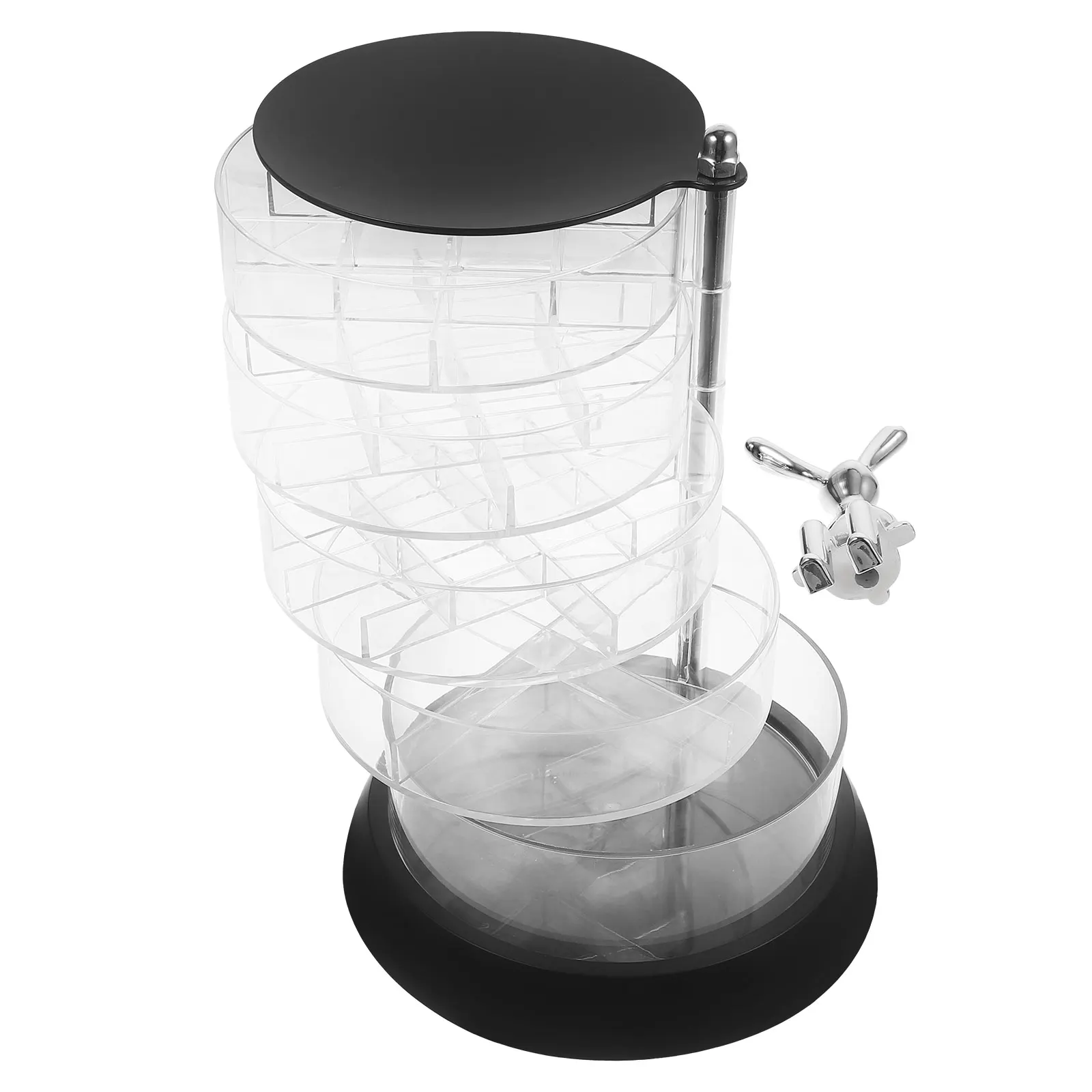 

Rabbit Jewelry Box Organizer Case Storage Holder for Necklaces Earrings Rings Perfumes Cosmetics Makeup Desktop Countertop Small