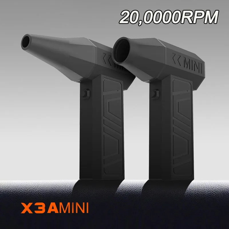 

200000 Потужный вентилятор об/мин, пылесос, зарядка типа C, сильный ветер, 52 м/с, бесщеточный турбоструйный вентилятор