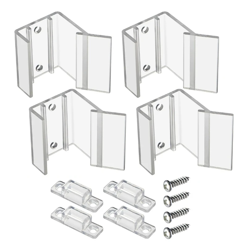 Upgrades Sliding Mirrored Door Latches with Smooth Operate & Screws User Friendly Designs Mirrored Doors Keep Replaces