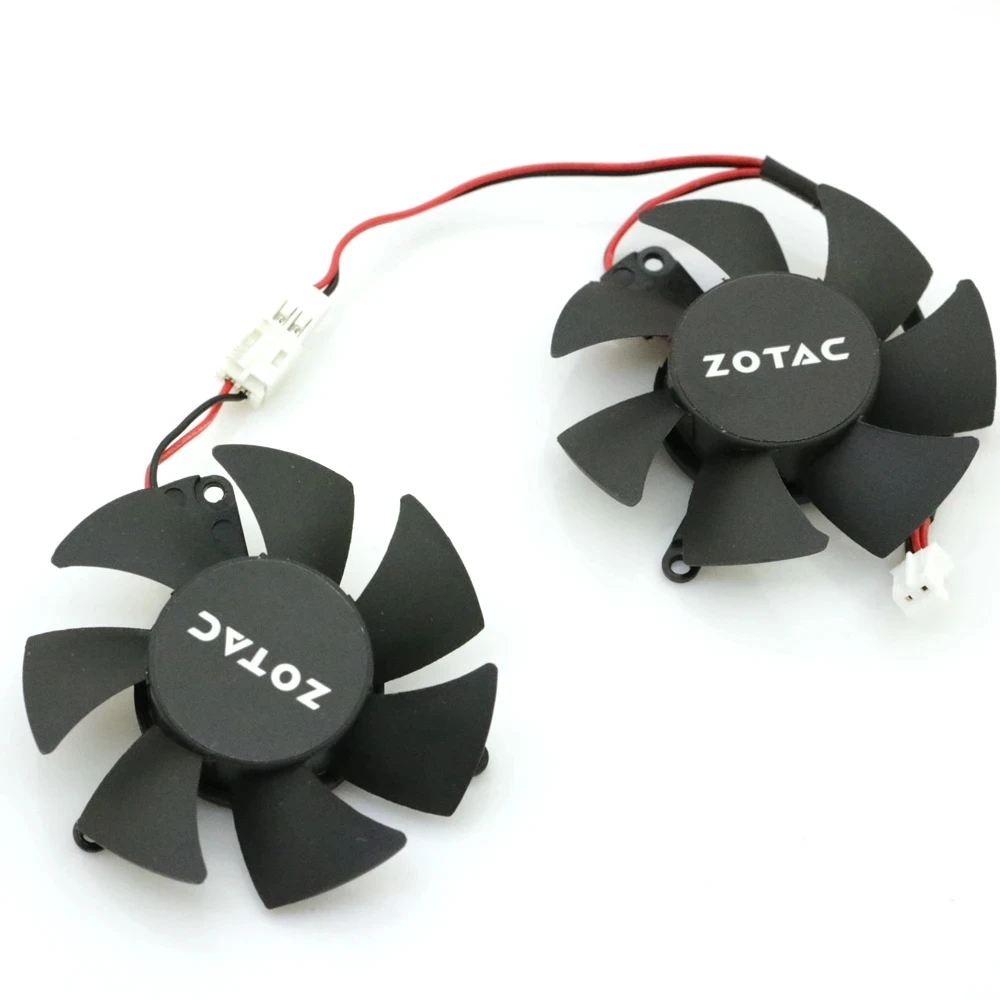 

T125010SU 47mm DC12V 0.32AMP 2Pin GPU Fan For ZOTAC GeForce GTX1650 GTX1050 GTX1050ti 2GB 4GB LP Graphics Video Card VGA Fan