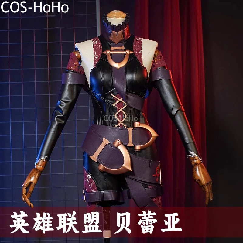 COS-HoHo Game LOL Briar the Restrained Hunger Battle Suit Cosplay Costume Halloween Carnival Party Role Play Outfit Women XS-XXL