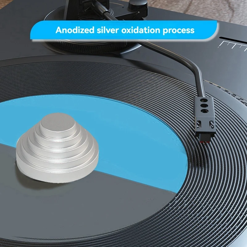 Gravação de peso braçadeira áudio lp vinil turntables disco estabilizador para lp vinil turntables cd player